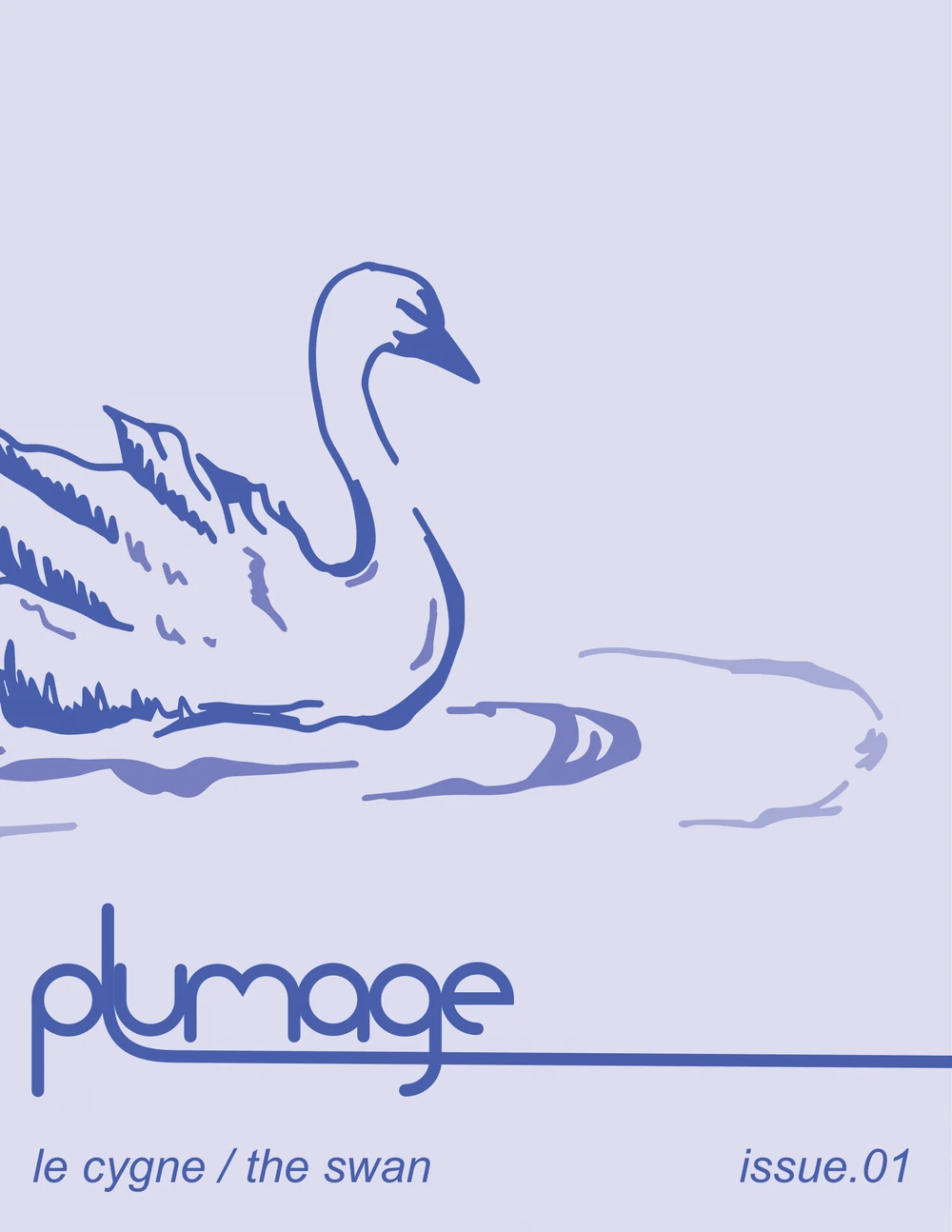 Cover of Plumage issue 01: The Swan
