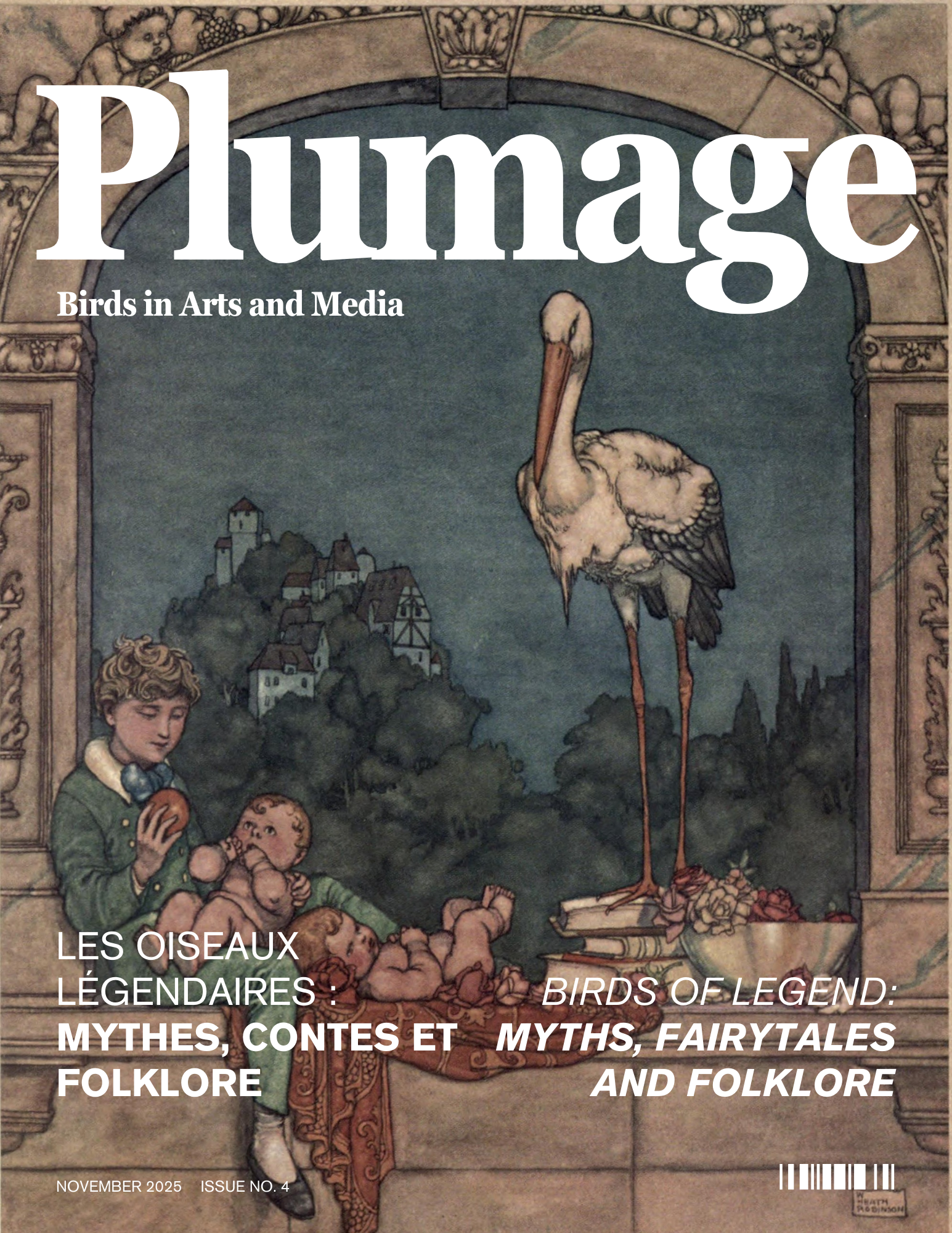 Plumage bird artwork